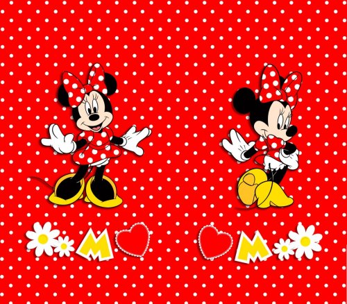 Fotozávěs Disney Minnie Mouse FCSXL-4377 textilní foto závěs FCSXL4377 / foto-závěsy s fototiskem (180 x 160 cm) AG Design