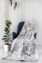 Bavlněná deka, abstraktní, geometrický vzor