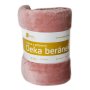 Deka beránek - růžová mikroplyšová deka s beránkem je velmi příjemná a hřejivá